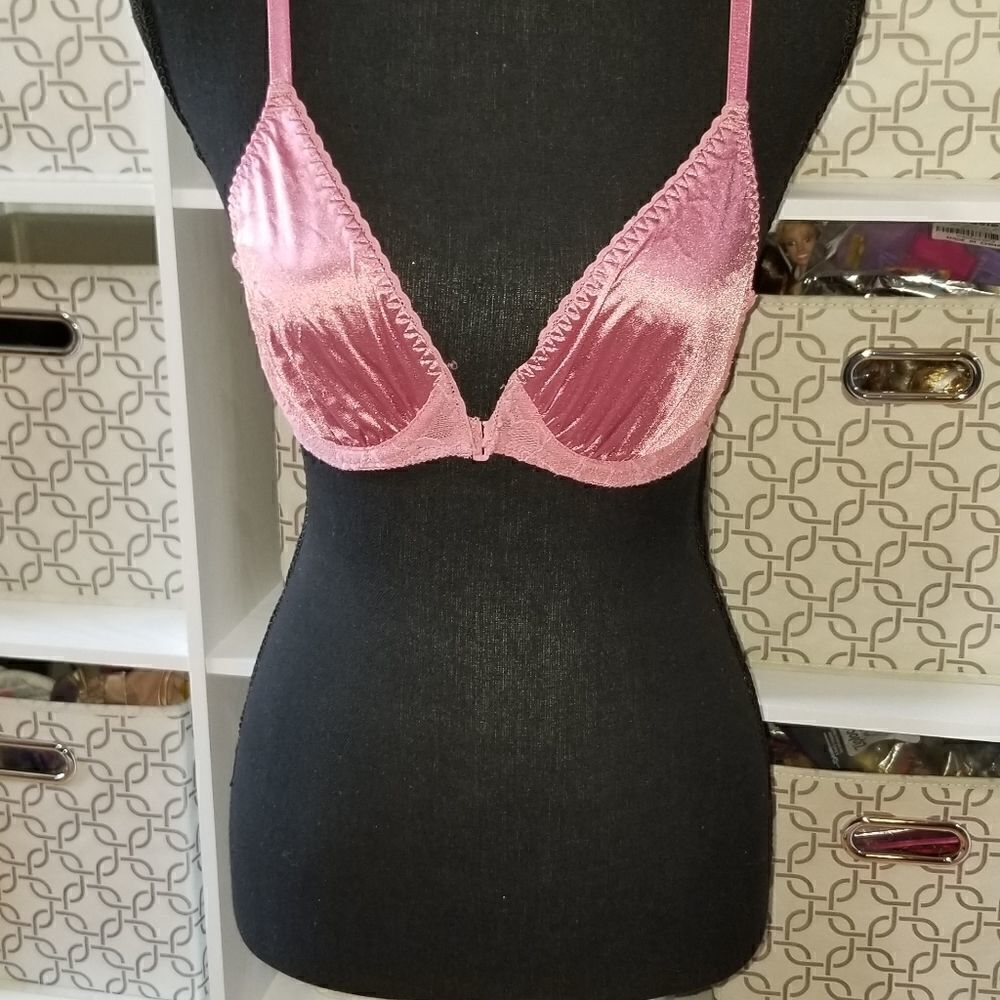 Vintage Christian Dior Bralette 34B second skin pink